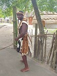 Onze gids in het Zulu dorp