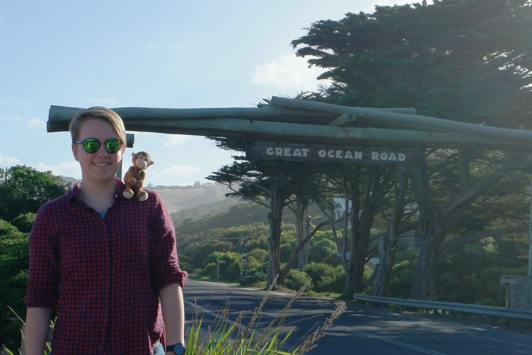 The Great Ocean Road with Aapie
