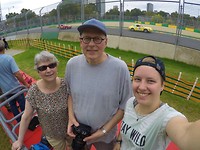 At the Formule One Grand Prix