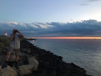 Sunset at St. Kilda