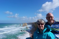 Mum and dad at the Great Ocean Road