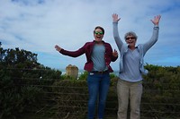 Jumping with mum