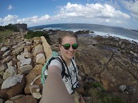 Clovelly beach during coastal walk bondi to cogee beach