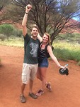 Micheal en ik bij Kata Tjuta National park