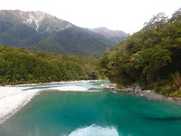 Blue pools