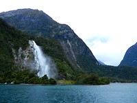 Waterval bij Milford sound