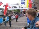 over de finish