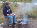 Koos en de fire pits!