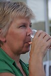 drankje op de veranda