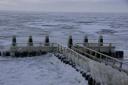 Bevroren IJsselmeer