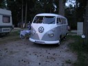 oude volkswagenbus, Villach, Oostenrijk