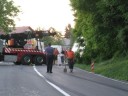 ongeluk met vrachtwagen