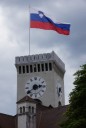 Sloveense vlag wappert