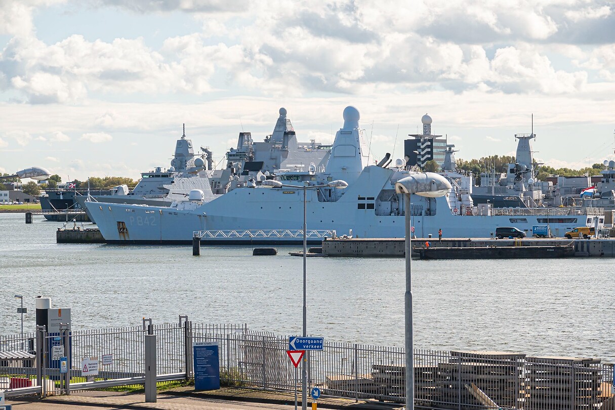 Marine boot, op zo'n boot heeft Koos zijn diensttijd doorgebracht