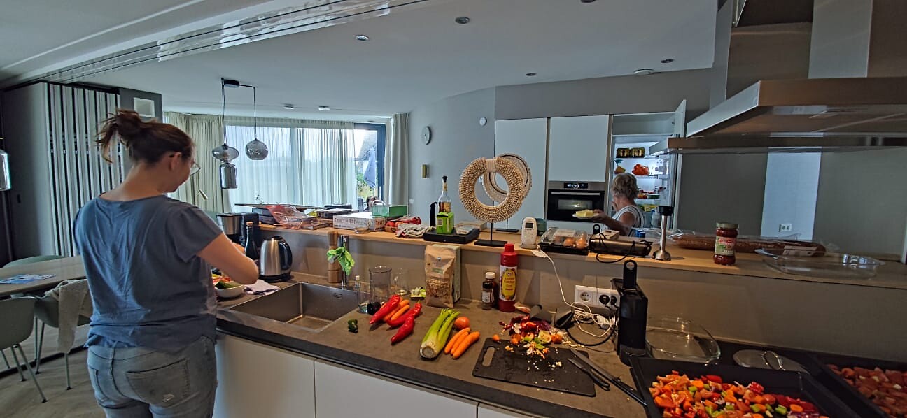 druk voor de soep