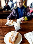 apfelstrudel met warme choco bij Restaurant La Motta