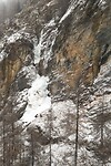 bevroren waterval