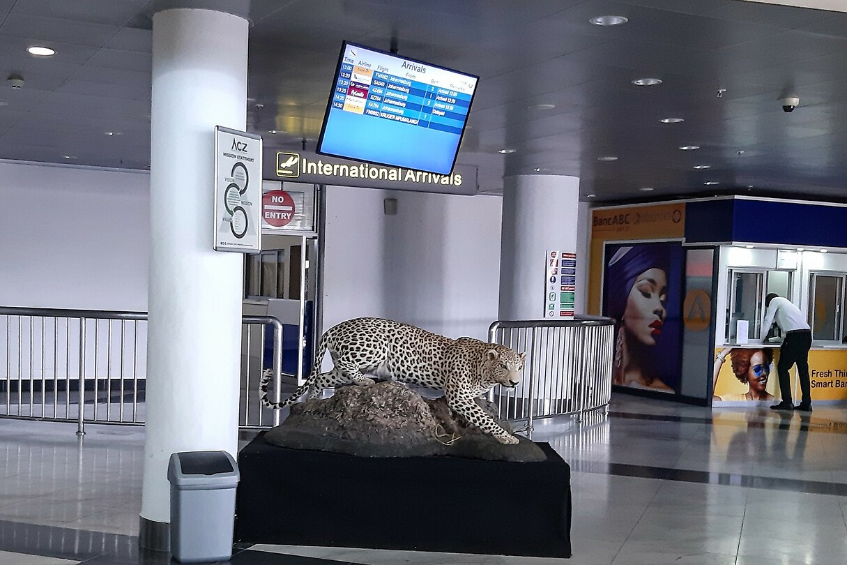 aankomsthal van Victoria Falls International Airport, Zimbabwe