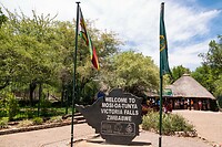 Entree van het Nationaal park Victoria Falls