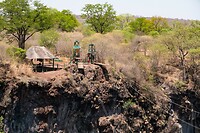 De Victoria Falls Gorge Swing (filmpje te zien bij Video's)