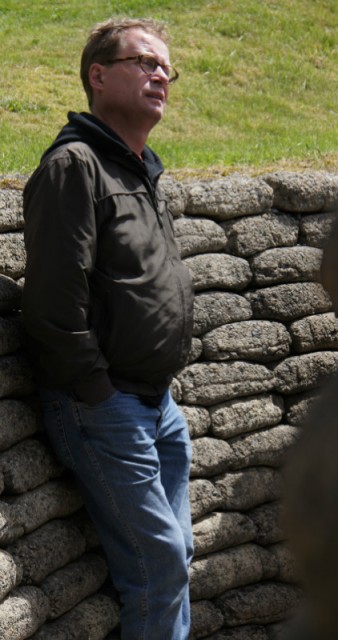 in de loopgraven