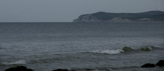 Zicht van Cap Gris Nez Naar Cap Griz Blanc