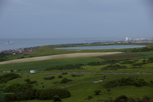 Uitzicht naar Calais
