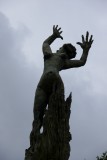het monument ter nagedachtenis aan de slachtoffers