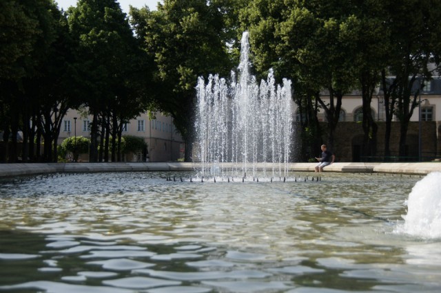 fontein in het Parc Botanic