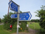Routeborden onderweg