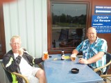 Ter afsluiting een biertje en een sigaar