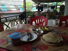 Ontbijt met pancakes