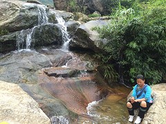 Bijkomen bij de waterval