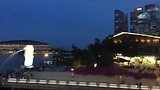 Singapore Marina Bay Avond.