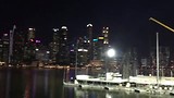 Singapore Marina Bay nacht.