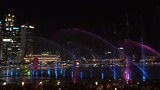 Singapore Marina Bay water fontein show.