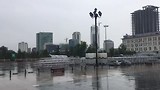 Genghis Khan Plein in de regen