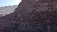 Petra. Richting uitzichtpunt Treasury.