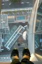 Uitzicht naar onder vanuit de skytower