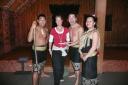 Ik met Moari in museum van Auckland