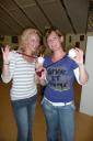 Nienke en ik met 'pois'balletjes.