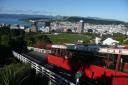 Uitzicht over Wellington & Cable car