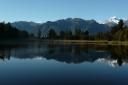 Lake Matheson oftewel 'mirror lake'
