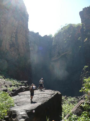 Op weg naar Jim-Jim falls