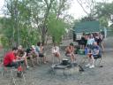Ontbijt op de campsite