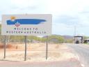 De grens over naar Western Australie