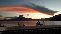 Zonsondergang Panajachel