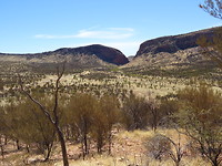 Simpson's Gap vanaf Cassia Hill