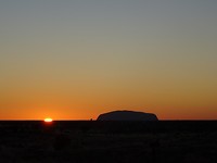 Uluru, zonsopkomst