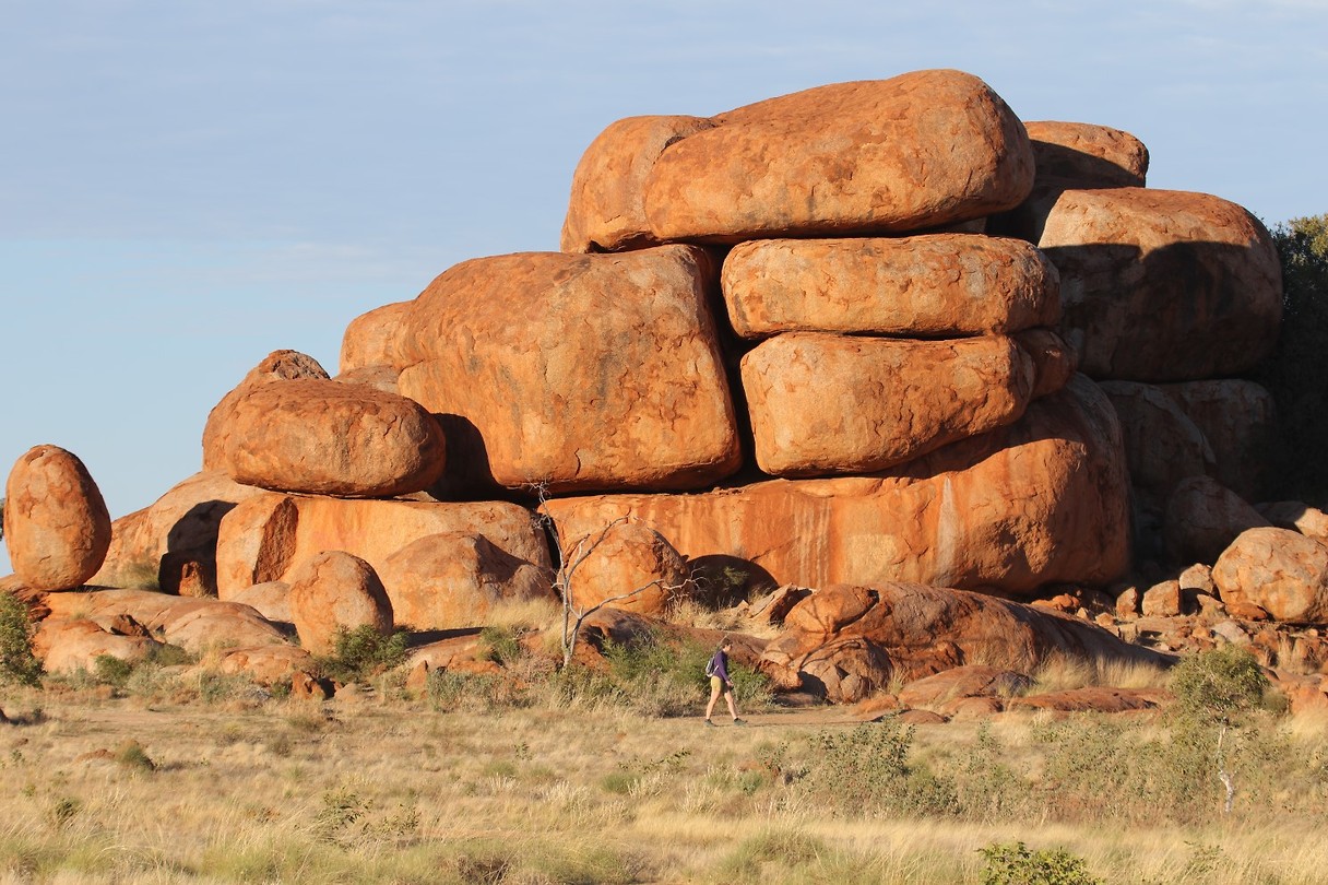 Devils Marbles, zonsopkomst
